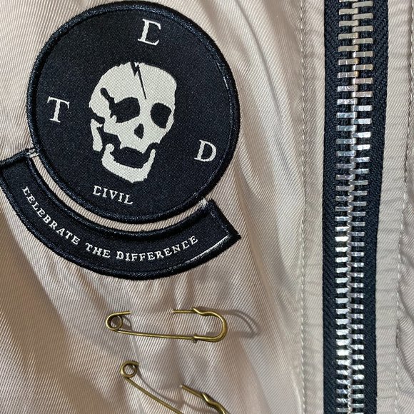 Evil Regime Tan Men's Jacket Size Large - Picture 5 of 12